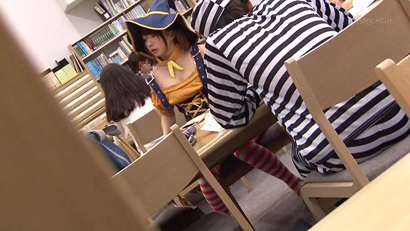 「【パイパン巨乳JK・OL】図書館で声を出せない敏感娘の羞恥プレイ&中出しSP」のサンプル画像5枚目