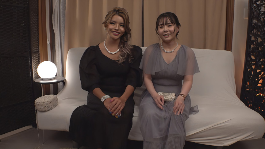 「【素人】黒咲さん&桜庭さんの初撮り体験!E★素人DXで魅せる恥じらいプレイ」のサンプル画像1枚目