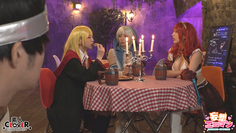 「【コスプレ】美少女女戦士の巨乳パイズリ＆中出しハーレムSEX！異世界ファンタジー乱交プレイ」のサムネイル