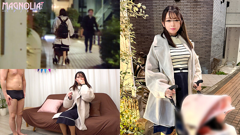 「【素人巨乳ママ】童顔お母さんが感度マッサージで潮吹き絶頂！中出しされて乱れる人妻の姿」のサンプル画像1枚目