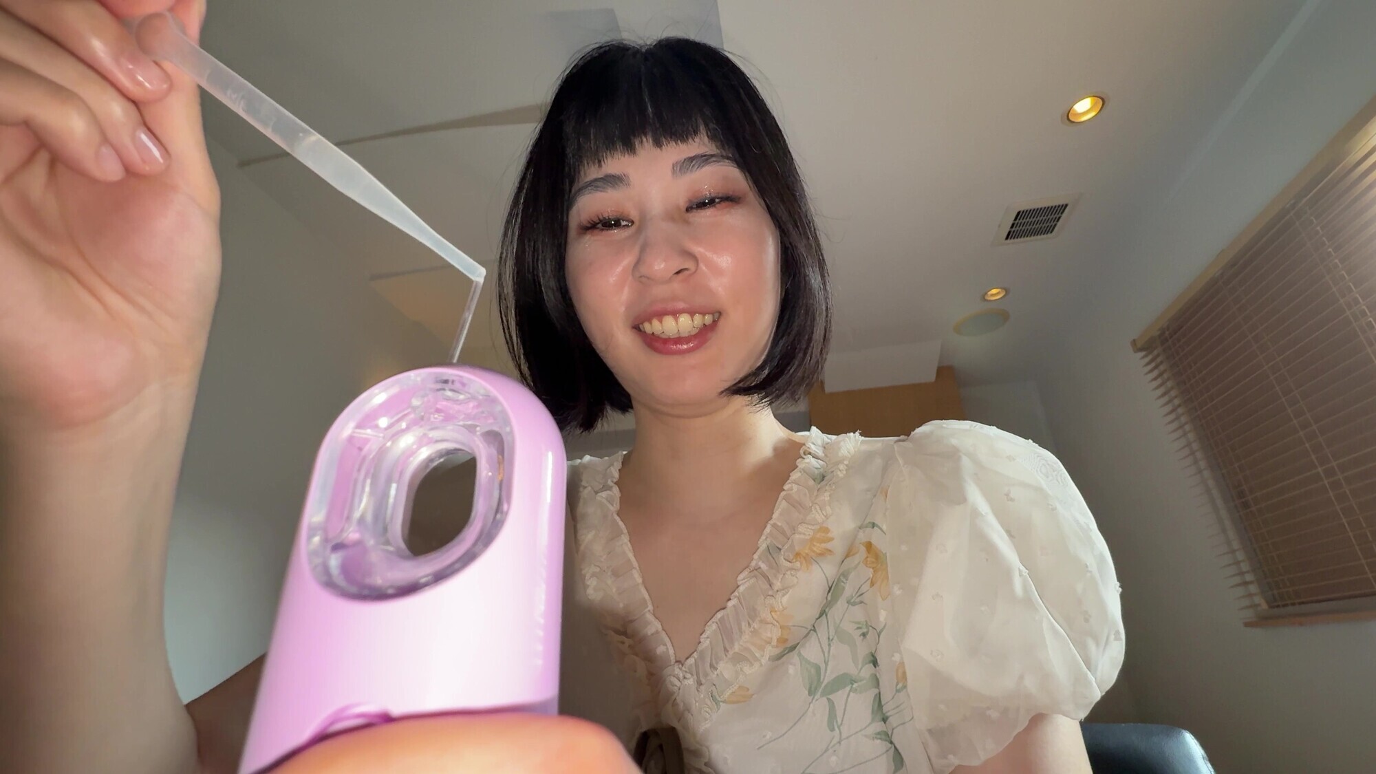 「【個人撮影】閲覧注意!大園明歩の唾液を加湿器で噴霧してみた!」のサンプル画像4枚目