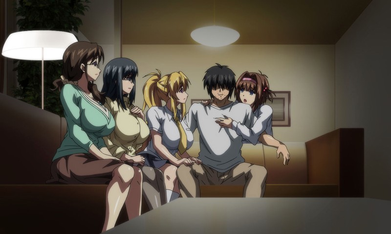 「巨乳人妻と義母が登場する姉妹ハーレム作品|大家族との禁断の関係を描いた人気アニメ」のサンプル画像14枚目