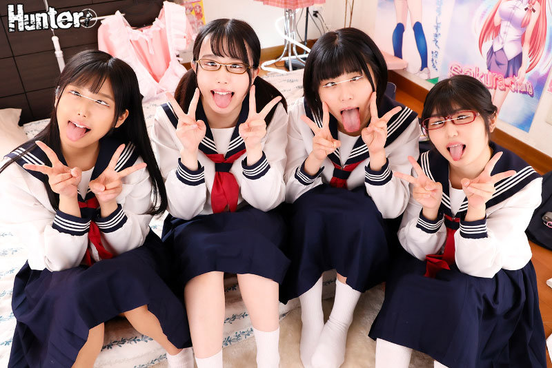 「【姉妹・女子校生】陰キャなオタク義妹と友達が中出し乱交で脱二次元！打ち解けない義妹の本性とは」のサンプル画像8枚目